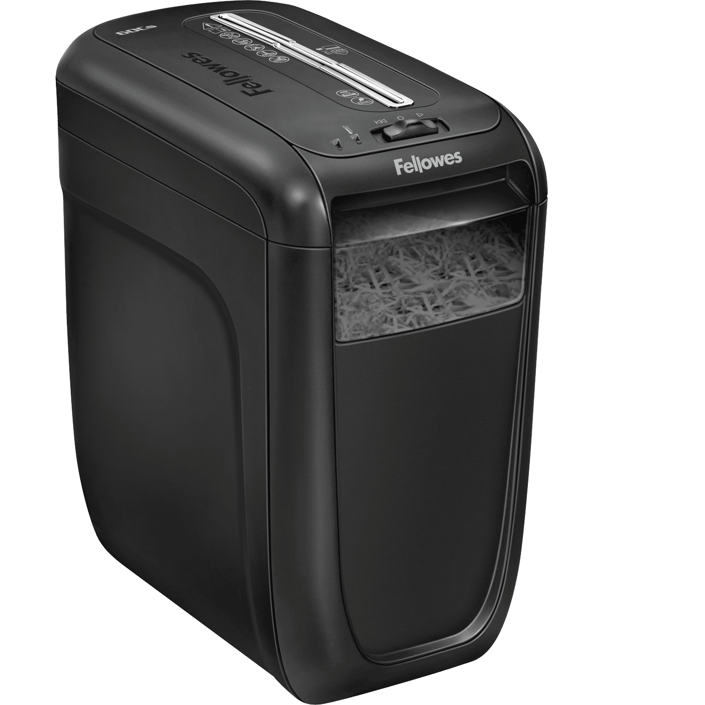 Знищувач 60Cs, 10 аркушів., секр. P-4, фрагменти 4х40мм, кошик 22 л. Fellowes f.U4606101